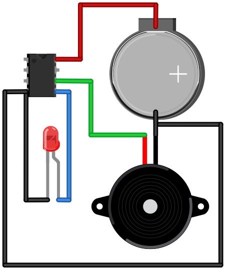 Morse Beepy Schematic